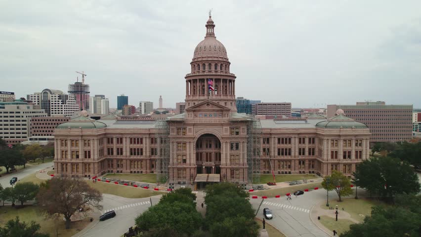 Texas State Capitol Jib Up 2