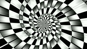 White and black color checker board animation, loop footage abstract background for vj, dj, template, intro and outro video, etc