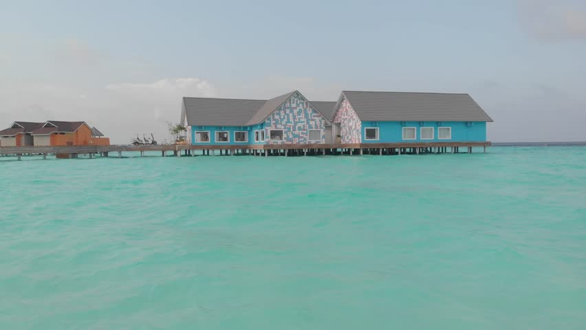 Maldives beach beautiful aerial shots