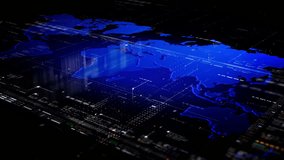 Global connectivity from Paris, France to other major cities around the world. Technology and network connection, trading and traveling concept. - Powered by Shutterstock - Get 15% off with code: PIKWIZARD15