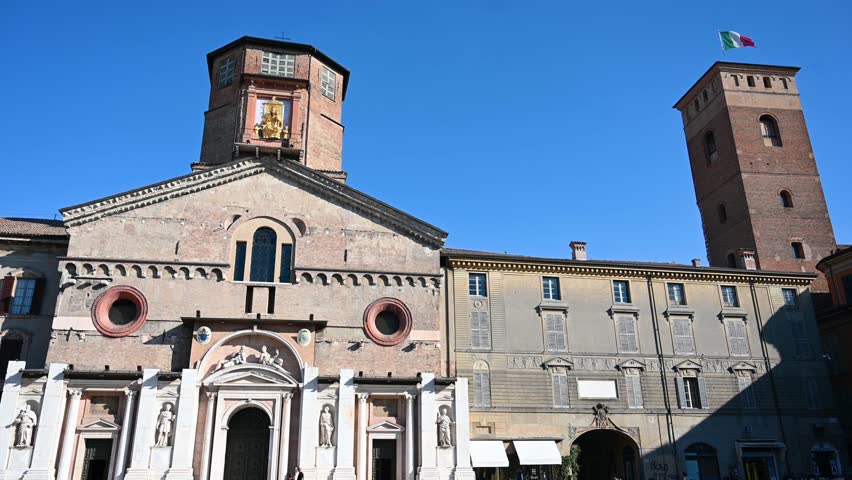 Reggio Emilia, Italy: Cathedral in city centre. 