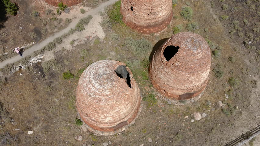 Historic charcoal kiln in Montana