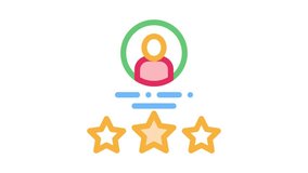 Human Silhouette Avatar And Stars Job Icon Animation - Powered by Shutterstock - Get 15% off with code: PIKWIZARD15