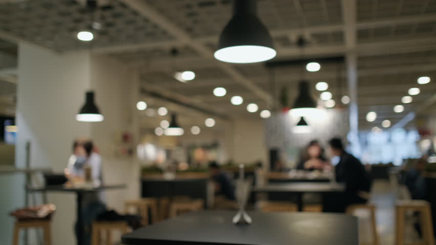 Abstract blur defocus coffee shop cafe and restaurant interior background Royalty-Free Stock Footage #1098677847