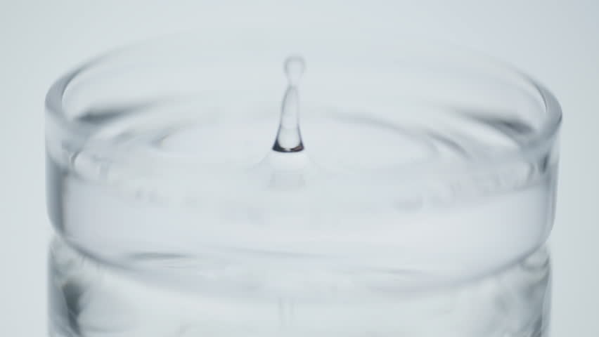Drop is falling into petri dish with cosmetic or medical liquid in slow motion. Dermatology science laboratory. Concept of natural medicine or cosmetic research and organic skin or body care products | Shutterstock HD Video #1098678679