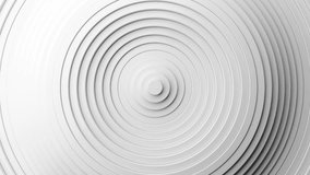 White clean rings animation. Abstract background. Loop animation. 3D Illustration - Powered by Shutterstock - Get 15% off with code: PIKWIZARD15