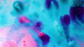Light Blue Pink Black Abstract Color and Style Video Background