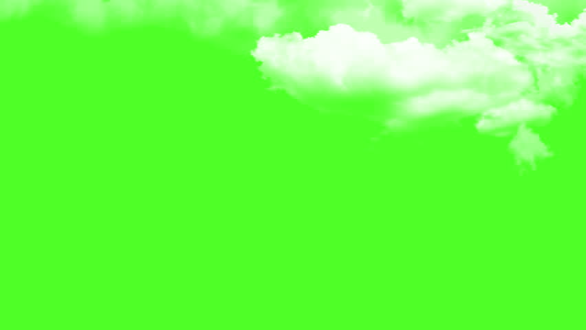 Animated stratus clouds moving fast on green screen Royalty-Free Stock Footage #1098693027