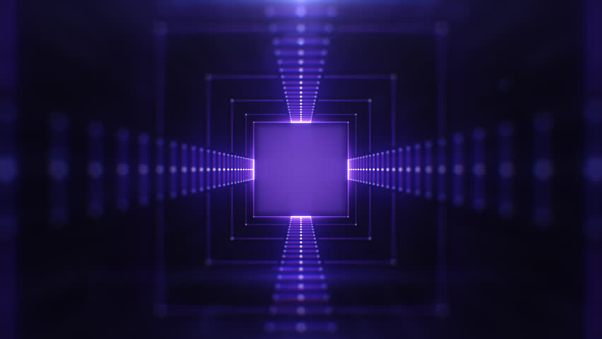 Square react tunnel blue color | Shutterstock HD Video #1098707223