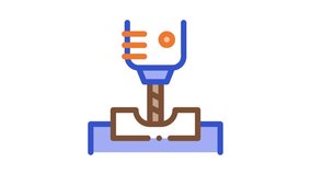 Manufacturing Process Metallurgical Icon Animation - Powered by Shutterstock - Get 15% off with code: PIKWIZARD15