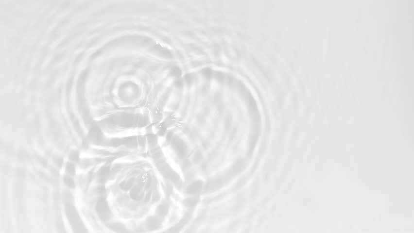 Close up view on Water texture with waves on the water overlay effect for video mockup. Organic light gray drop shadow caustic effect with wave refraction of light. Slow motion full HD video banner | Shutterstock HD Video #1098732209