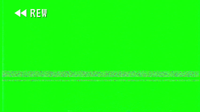 Rewind sign VHS noise texture on greenscreen. Retro VHS analog distortion overlay. VHS defects, artifacts and noise. Old damaged tape cassette. Royalty-Free Stock Footage #1098738321