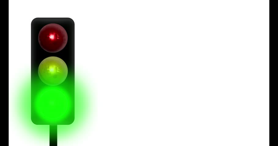 Illustration of a traffic light works | Shutterstock HD Video #1098757453
