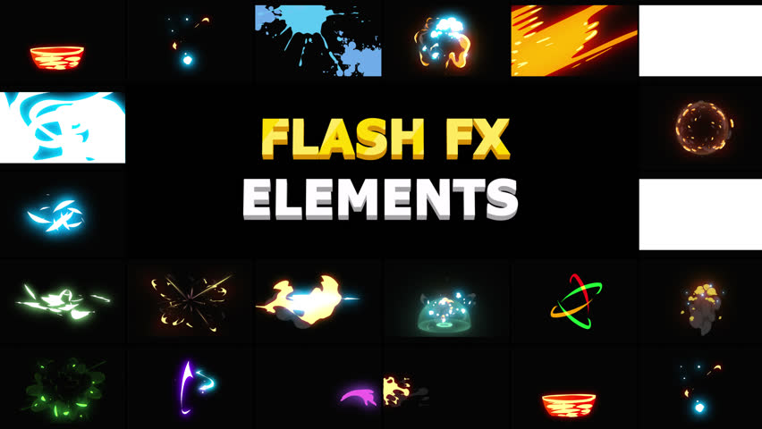 Flash FX Overlays Motion Graphics Pack 01 is a useful motion graphics package that includes a collection of hand drawn cartoon elemental overlays. Full HD resolution with alpha channel. Royalty-Free Stock Footage #1098759891