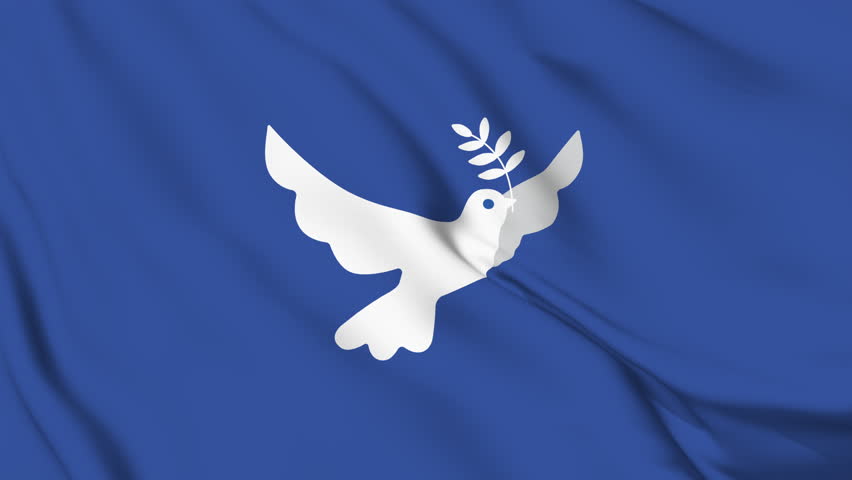 Dove Symbol of Peace Flag