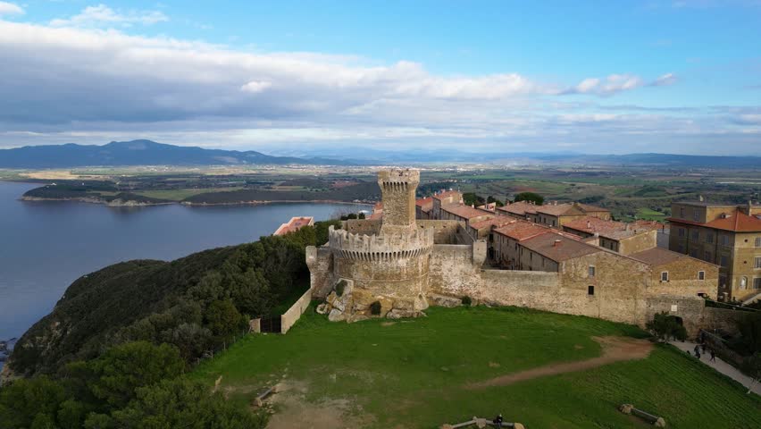 The Rocca di Populonia Tuscany Italy
