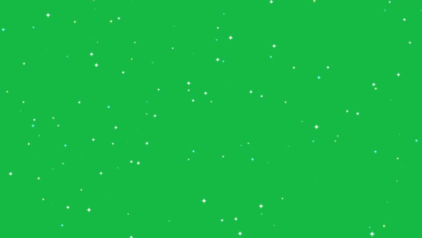 Blinking color stars on green screen background motion graphic effect | Shutterstock HD Video #1098809983