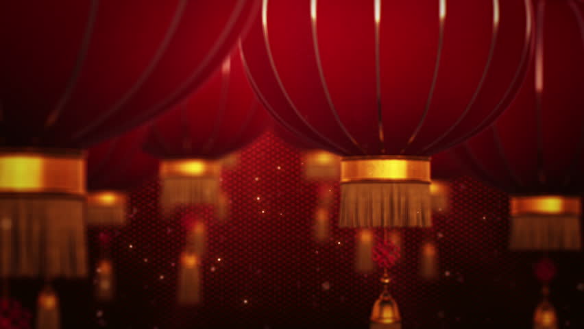Chinese New Year Passing Lantern on Background Loop. 3D rendering. Happy New Year motion graphic. Beautiful lantern background project, projection mapping background seamless loop  | Shutterstock HD Video #1098834897