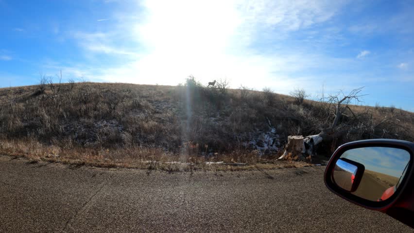Theodore Roosevelt National Park on a sunny day in North Dakota.