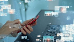 PC and various video screens. Streaming video. Video distribution service. NFT. Non-fungible token. Image generation AI. - Powered by Shutterstock - Get 15% off with code: PIKWIZARD15