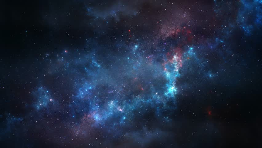The universe is filled with stars and nebulae in space | Shutterstock HD Video #1098837799