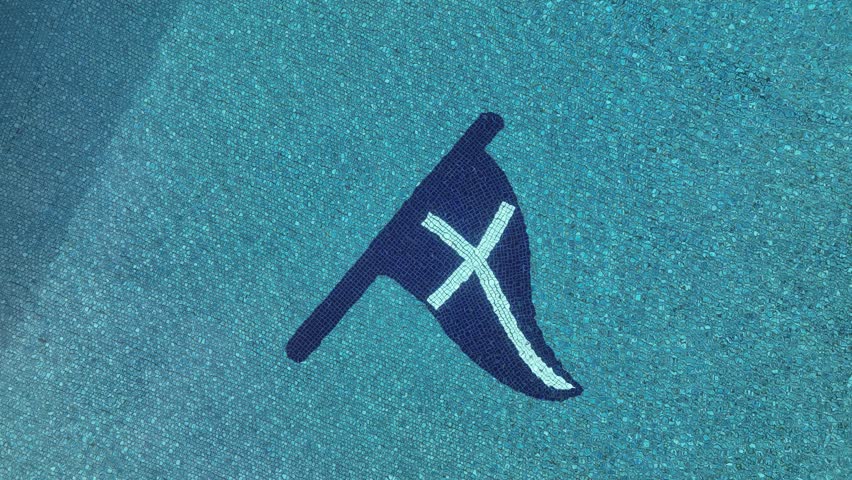 60fps slow mo kaneohe pool panning up to view of kaneohe bay with mountains and sailboats midday with lots of plants and homes on oahu hawaii
