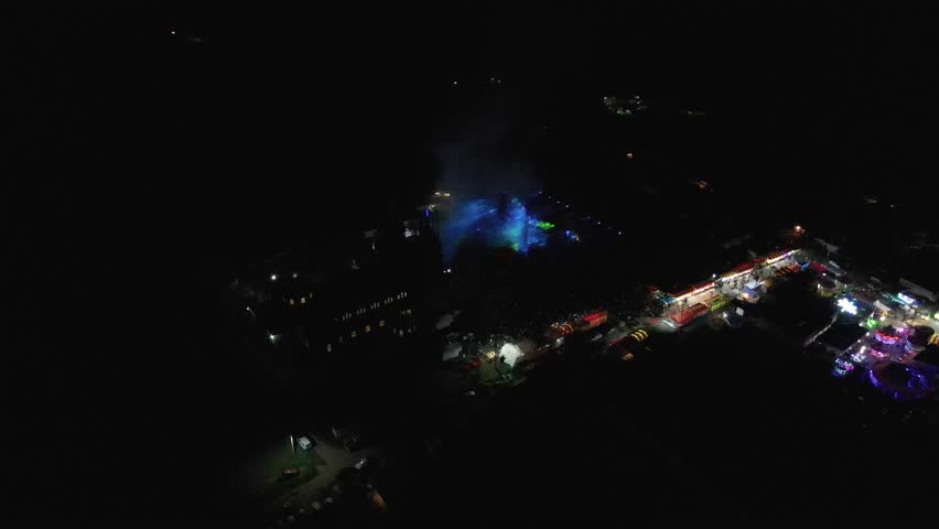 Colourful vibrant Firework celebrate anniversary happy new year. Colourful firework in the night time to celebrate national holiday.