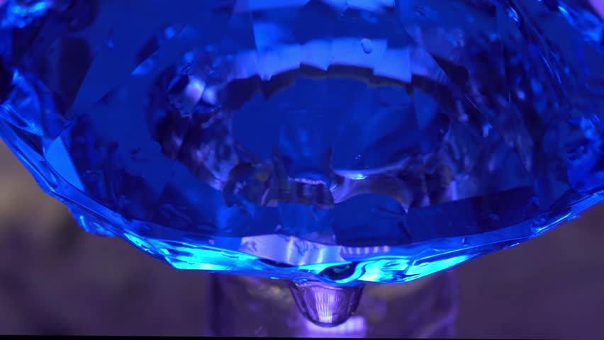 Rock containing quartz called gem stone with crystals