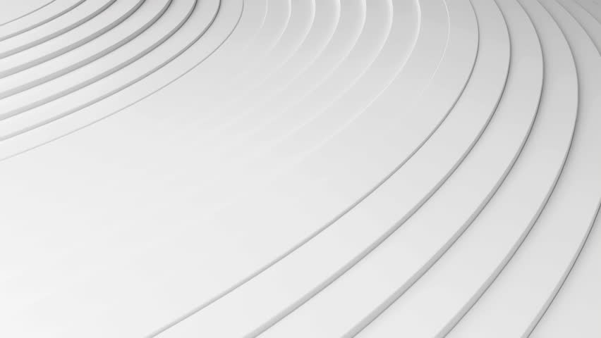 Abstract white background with waving surface in motion. Loop animation. 3D Illustration Royalty-Free Stock Footage #1098897579