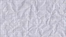 Crumpled Grid Paper Texture Animation - Powered by Shutterstock - Get 15% off with code: PIKWIZARD15