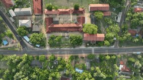 4k aerial video of Point pedro to Kodikamam road, Jaffna, Sri Lanka.	
