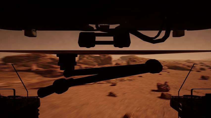 Super cool Mars rover animation | Shutterstock HD Video #1098934355