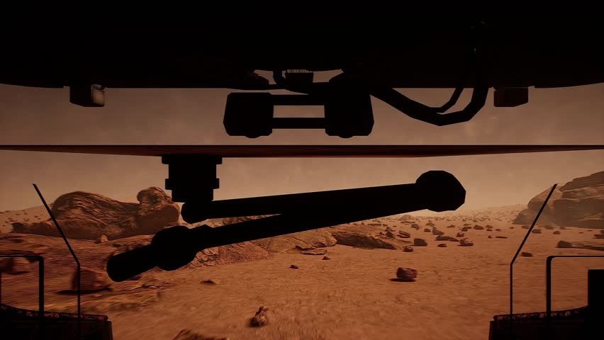 Super cool Mars rover animation | Shutterstock HD Video #1098934357