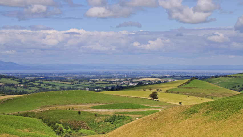 Great Cockup.  A timelapse recording of the view looking west from the summit of Great Cockup.  Great Cockup is a northern fell in the English Lake District National Park.