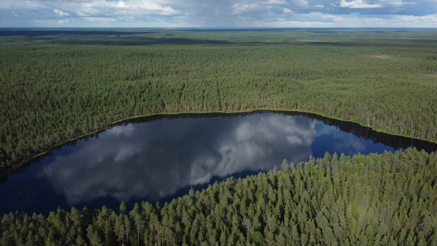 A nice lake in Finland, Oulu.