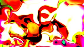 abstract gradient color glossy pattern liquid  . animated texture concept wavy view motion liquid 