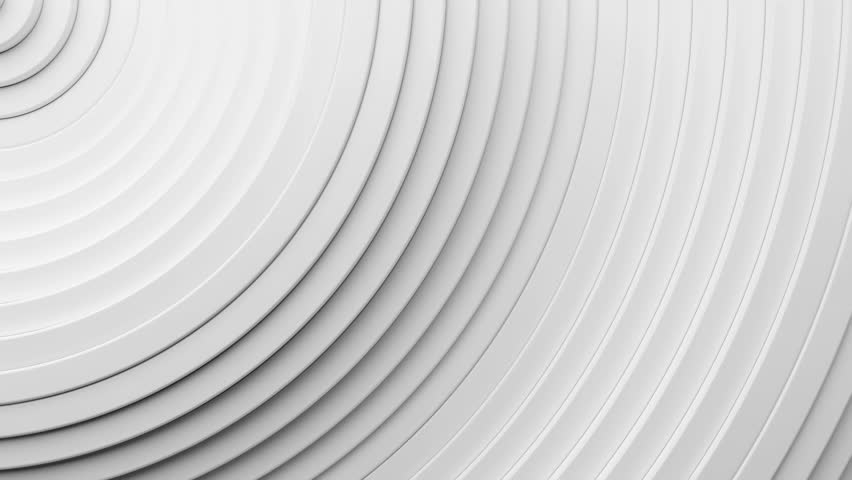 Abstract pattern of circles with the effect of displacement. Loop animation. 3D Illustration Royalty-Free Stock Footage #1098946847