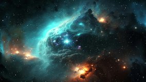 Cosmic Nebula Video Sceensaver 4K