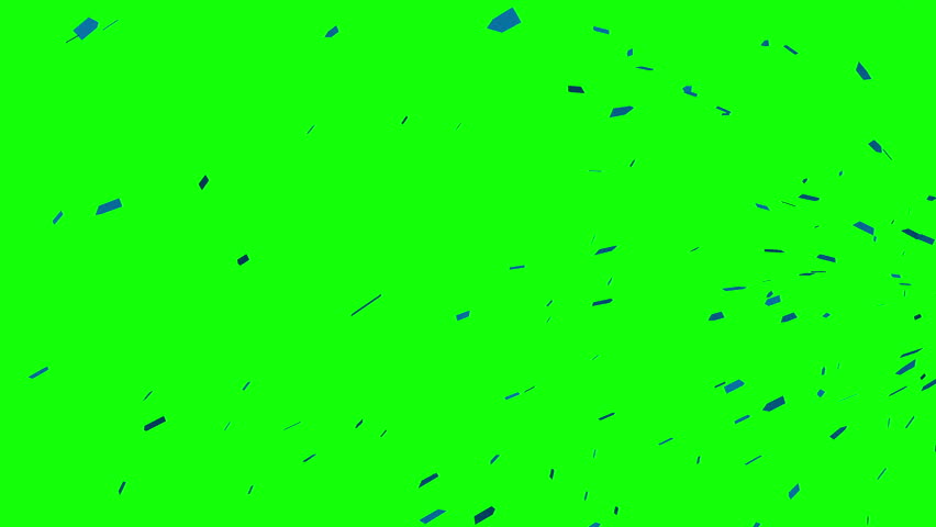Confetti On Green Screen falls down  | Shutterstock HD Video #1098969293