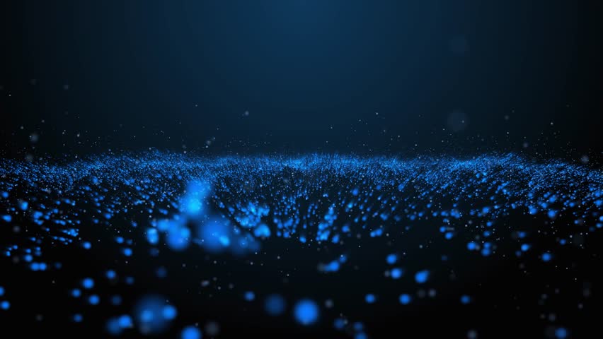 Background blue particles 4K video | Shutterstock HD Video #1098981141