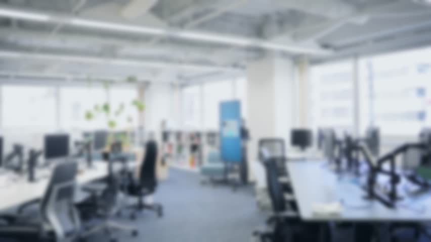 Interior of blurred casual empty office. Royalty-Free Stock Footage #1098988983