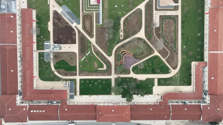Old Rami Barracks, New Rami Library (Rami Kutuphanesi) Drone Video, Rami Eyup, Istanbul Turkey 