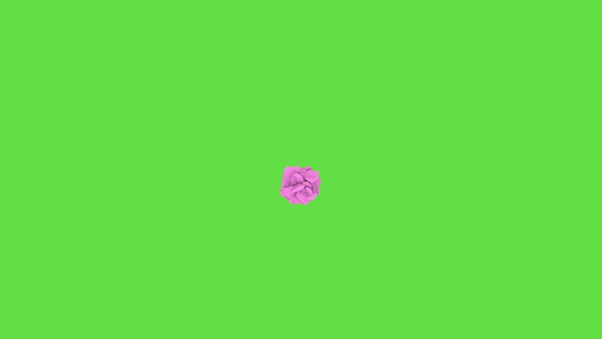 Explosion of pink hearts on green screen. Heart confetti. Festive effect for Valentine's Day. 3D animation Royalty-Free Stock Footage #1099001329