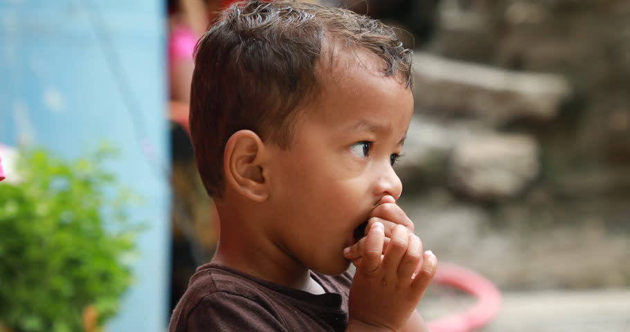 Indian Poor innocent kid Hyderabad India 5th March 2022