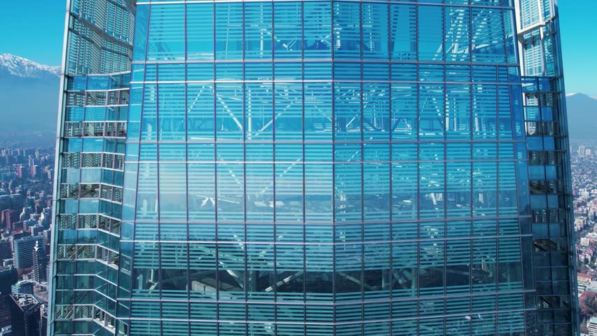 Costanera Building At Santiago Metropolitan Region Chile. Famous Building Residential. Infrastructure Landscape City Life Stunning. Infrastructure Urban City Life Enterprise Town.