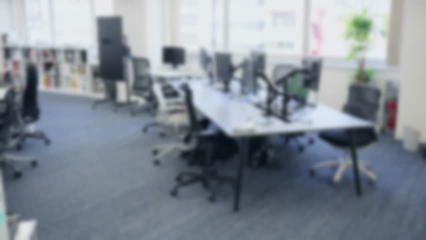 Interior of blurred casual empty office. Royalty-Free Stock Footage #1099023017