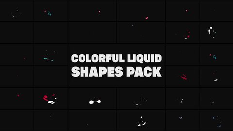 Colorful Liquid Shapes is a fresh and cartoon animation pack that contains a collection of dynamic elements in a fluid motion style. 4K resolution and alpha channnel included. – Video có sẵn