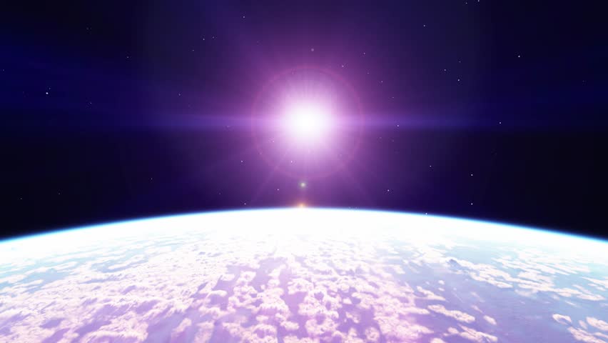 Planet Sunrise From Space 4k | Shutterstock HD Video #1099027889