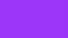 Heart logo moving animation video to welcome valentine's day on purple background