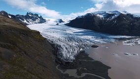 A stunning aerial view of Iceland's natural beauty, showcasing the unique landscapes and breathtaking scenery of this Arctic country. Perfect for nature, travel, and adventure-themed videos. - Powered by Shutterstock - Get 15% off with code: PIKWIZARD15